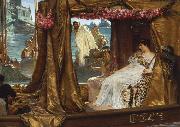 Alma-Tadema, Sir Lawrence The Meeting of Antony and Cleopatra (mk23) oil